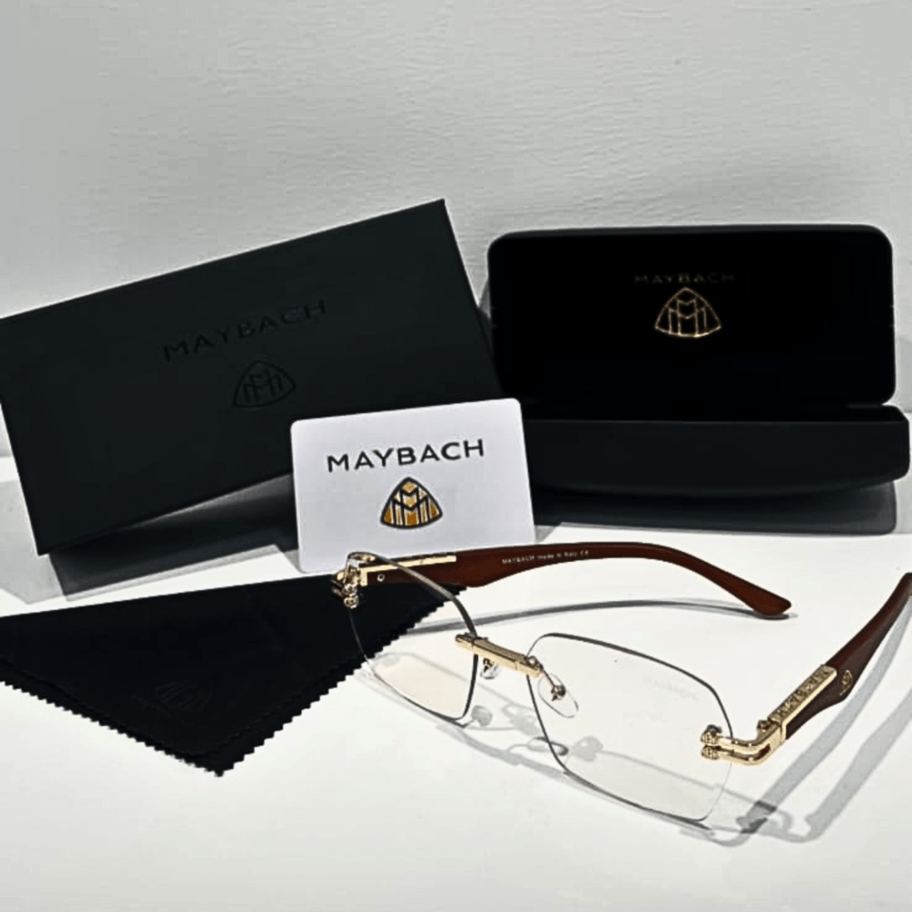 Maybach Luxury Rimless Eyeglasses – Premium Designer Optical Frame